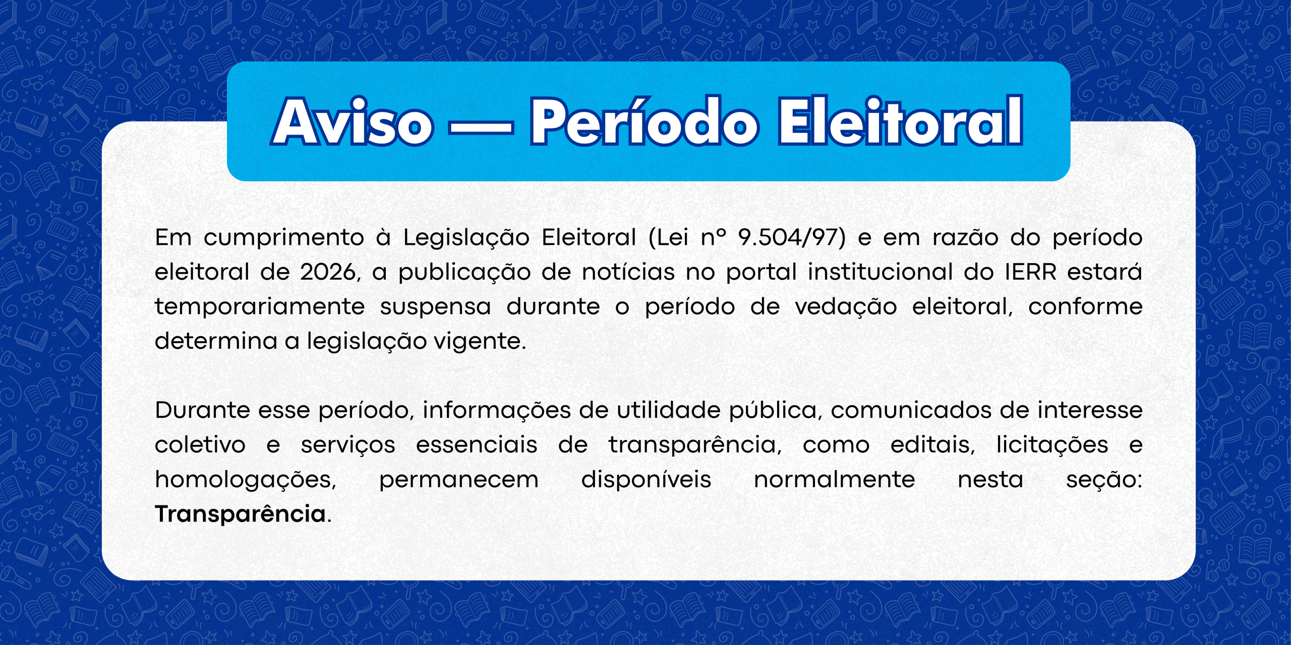periodo eleitoral